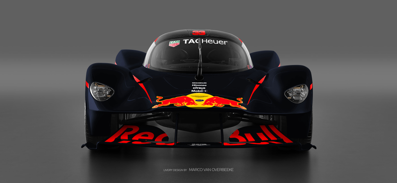 Illustration for article titled The Aston Martin Valkyrie Looks Especially Good In Classic Racing Liveries